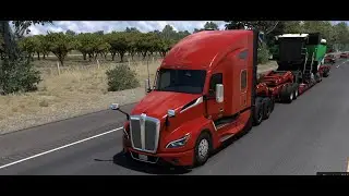 American Truck Simulator Harvester Sacramento CA Port Angeles WA pt1