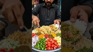 Pakistani Street Food ASMR 🔥 Bhel Puri Making | #bhelpuri#shortvideo#viral #viralvideos