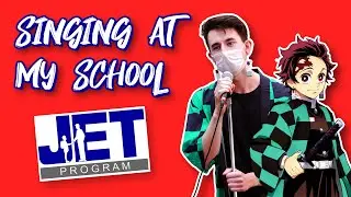 I Performed at a Japanese High School Festival - 紅蓮華 (鬼滅の刃 / Demon Slayer Opening) | JET PROGRAM