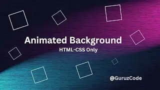 Animated Background using HTML-CSS || How to Create Animated Background #youtubevideo #background