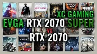 EVGA RTX 2070 SUPER XC GAMING vs RTX 2070 Benchmarks | Gaming Tests Review & Comparison | 59 tests