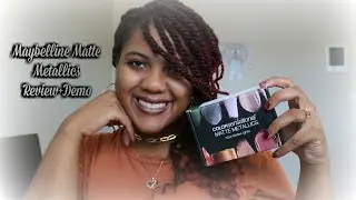 Maybelline Matte Metallic Lipstick Review!