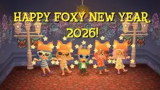 Happy Foxy New Year, 2026! 🦊🎉🎈🎆🪩