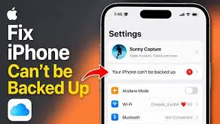 Your iPhone Can’t Be Backed Up? 😱 Fix iCloud Backup Error NOW!