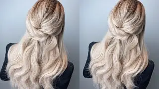 🙃EASIEST HALF UPDO EVER🙃 leren opsteken
