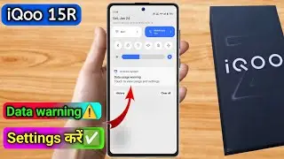 how to off data warning in iqoo 15r, iqoo 15r data warning problem