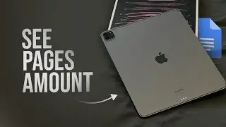 How to See How Many Pages on Google Docs iPad (tutorial)