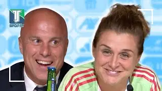 Andrea Soncini et Cristiana Girelli c&eacute;l&egrave;brent l'acc&egrave;s de l'Italie aux demi-finales de l'Euro
