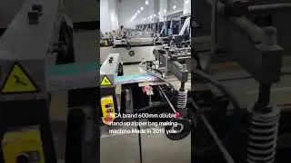 NCA brand 600mm double stand up zipper bag making machine Made in 2019