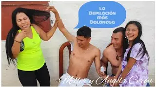 (1parte)La Depilación más Dolorosa de Jonfer Cerón y Miller 🤭🤭😂😂😭😭#comedia #humor