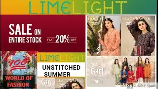 Limelight lawn collection 25%off  pret 2 piece  3piece  and  kids 2020