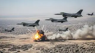 Iran Shocked: U.S. Air Force F-16 Jets Execute Elite Strategic Operation in the Middle East
