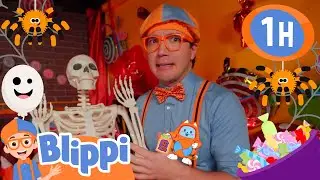 Blippi&rsquo;s Halloween Countdown! Candy Floor is Lava! 🎃🔥  | Kids TV Shows | Halloween Special