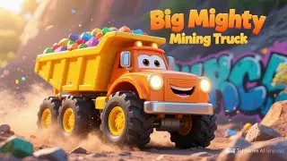 Big Mighty Mining Truck | Kids Song | Fun Mining Truck Adventure for Toddlers