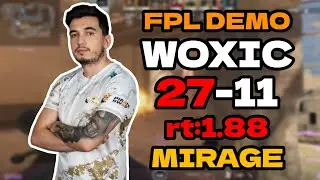 FPL DEMO woxic (27-11) rt:1.99 l FACEIT/FPL POV (mirage) | #cs2 #pov