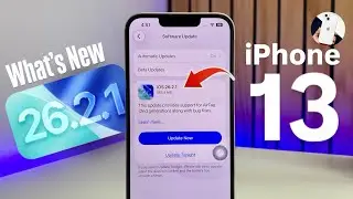 iOS 26.2.1 on iPhone 13 - IOS 26.2.1 New Features & Changes in iPhone 13