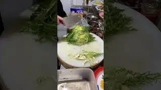 Professional Green Vegetables Cutting Skills #cuttingtricks #cuttingart