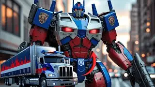What Would It Be Like If Optimus Prime Transformed Into Police Robots?  |  TRANSFORM LEGENDS