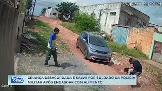 11/04/25 Crian&ccedil;a desacordada &eacute; salva por soldado da PM ap&oacute;s engasgar com alimento