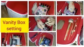 SET MAKE UP VANITY BOX WITH ME||NAIL POLISH||LIPSTICK||GLITTER||ESSENTIAL MAKE UP ITEMS||SEP2025||