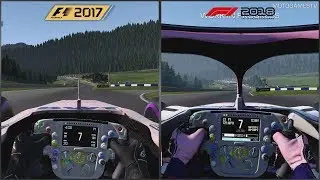 F1 2017 vs F1 2018 - Red Bull Ring Early Comparison