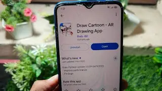 Draw cartoon ar drawing app kaise use kare !! How to use draw cartoon ar drawing app 