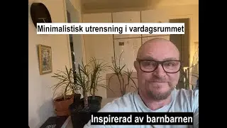 Minimalistisk rensning i vardagsrum