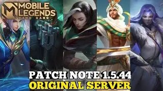 Ling Buff, Claude Nerf, Terizla Buff | Patch Note Original Server 1.5.44 - Mobile Legends