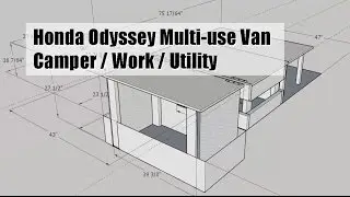 Honda Odyssey van mod - DIY camper / work / utility (plan & build phase)