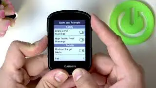 GARMIN EDGE 540 &ndash; How to Set Eat and Drink Alerts