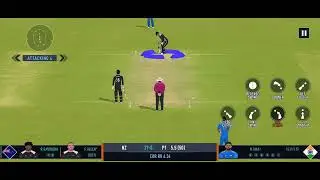 REAL CRICKET INDIA VS NEW ZEALAND HIGHLIGHTS MATCH HOW TO BOWLING TRICK 