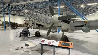 Messerschmitt Bf 110G-4 night fighter in squiggle camouflage at the RAF Museum &bull; 航空 &bull; 戦中の航空機開発