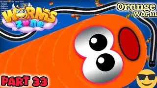 VALENTINES, DAY//WORMSZONE.IO BEST GAMING 2026// SNAKE GAME  PART 32//ORANGE  WORM #WORMSZONEIO🐍🐍