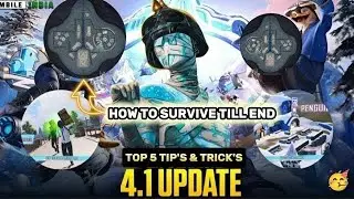 HOW TO SURVIVE IN EVENT IN BGMI/PUBG MOBILE | FAST LANDING TRICK | TOP 5 TIPS & TRICKS.