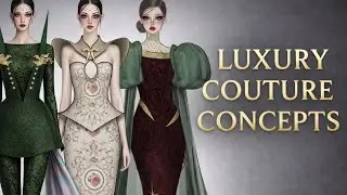From Sketch to Luxury Couture Gown | Time-Lapse Design Process