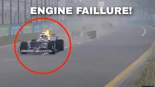 BIG engine fire in F1 Manager 22?! 😳