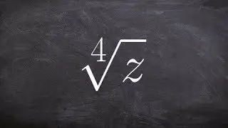 How to rewrite the 4th root of a variable with a rational exponent