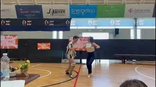 gara di boogie woogie a Padova 2025 - semifinale Andrea e Giulia