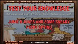 JUNIE B JONES AND SOME SNEAKY PEEKY SPYING