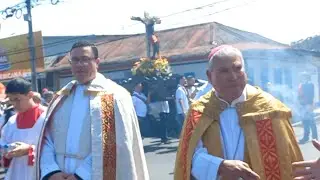 Procesión de hermandades, Santuario Nacional  Santo Cristo Negro de Esquipulas,  Alajuelita