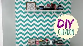 DIY CHEVRON: Mudando a parede com Stencil Decor | Decor Feelings