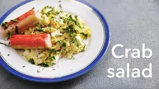 Easy & Healthy Crab Salad | Light, Fresh, and Protein-Packed!