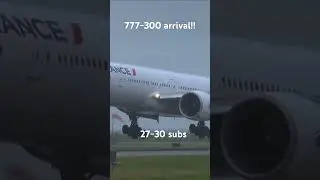 Air France landing #planespotting