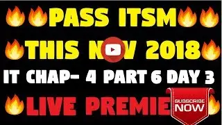 CA IPCC ITSM NOV 2018: PRACTICE MANUAL IT CHAPTER-04 PART 6 (FAST)