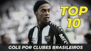 OS GOLS MAIS BONITOS DE RONALDINHO GAÚCHO JOGANDO POR TIMES BRASILEIROS