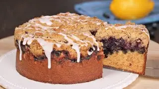 Blueberry Streusel Cake | How Tasty Channel