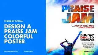 Photoshop Painting Praise Jam Poster