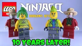 Сравнение LEGO Ninjago Dragons Rising Tox и Mr. Pale!