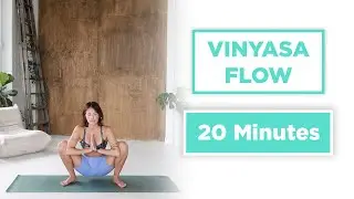 20 minute Vinyasa yoga flow with Leah MK [5/10 difficulty]