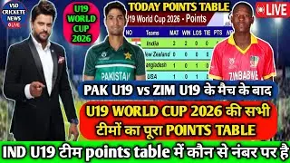 u19 World Cup 2026 points table ! pak u19 vs zim u19 points table ! u19 World Cup 2026 highlights 